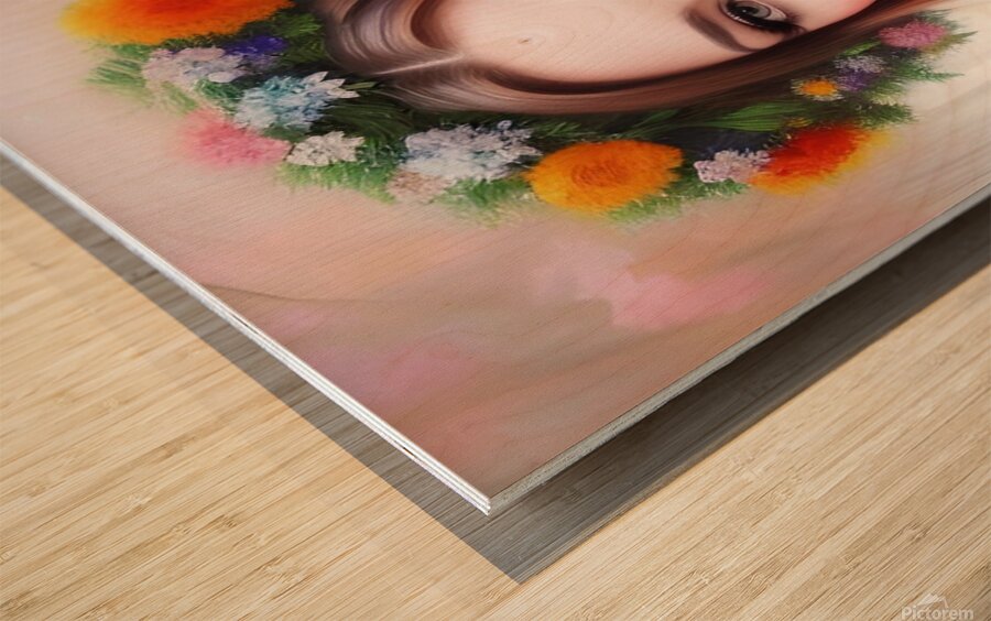 Seraph Art 3 Wood print