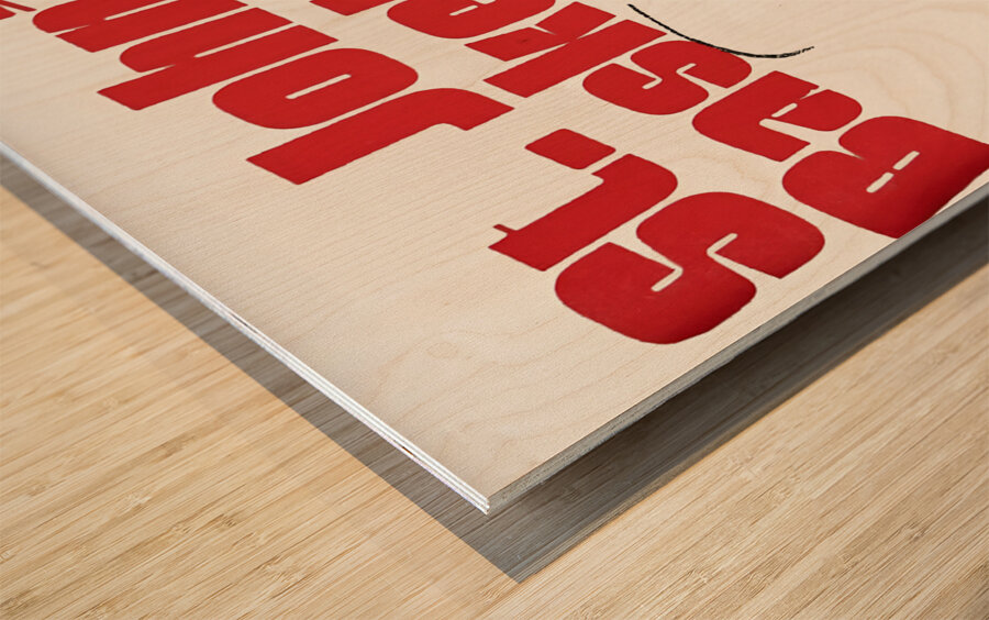 1980 St. Johns Basketball Art Wood print