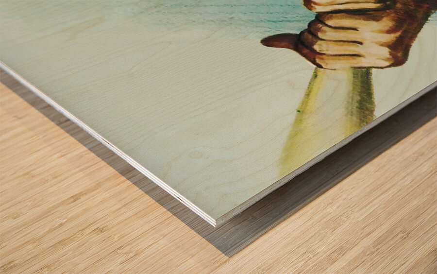 Chicago Cubs Throwback Art Wood print