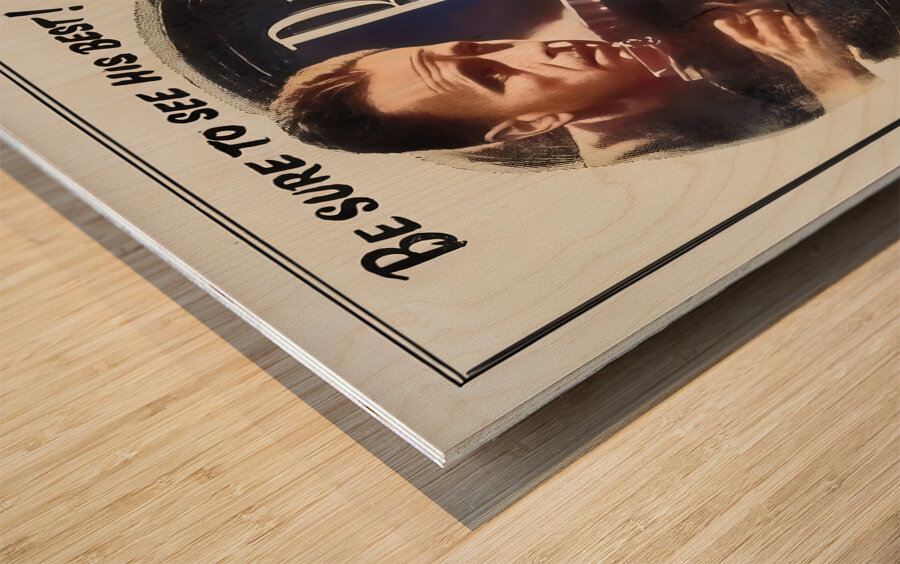 Humphrey Bogart in Passage to Marseille Wood print