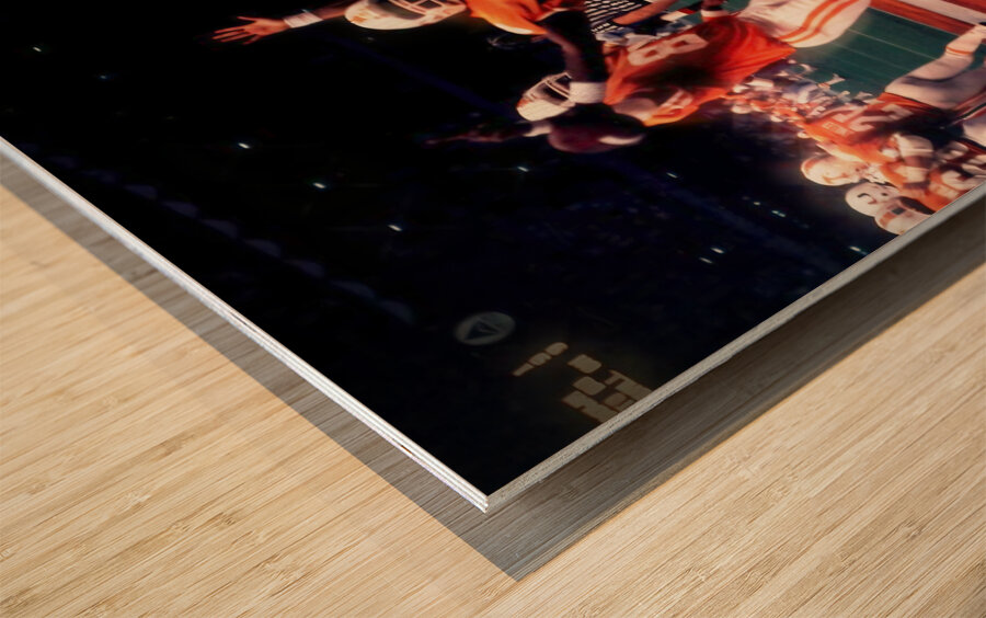 1986 sugar bowl touchdown tennessee Wood print