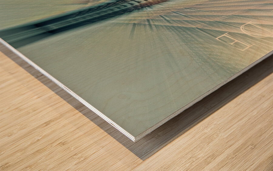 Pont de Normandie Wood print