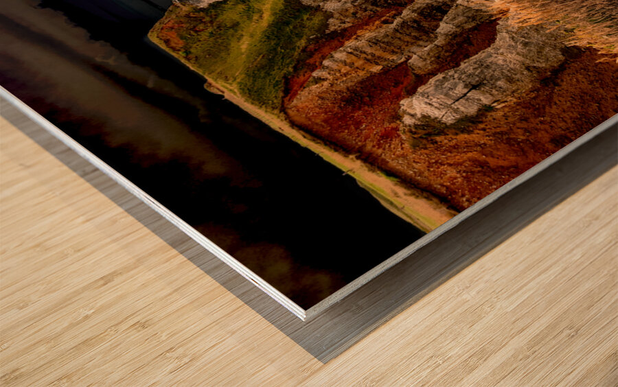 La Poterie Cap dAntifer Cliffs 2 Wood print