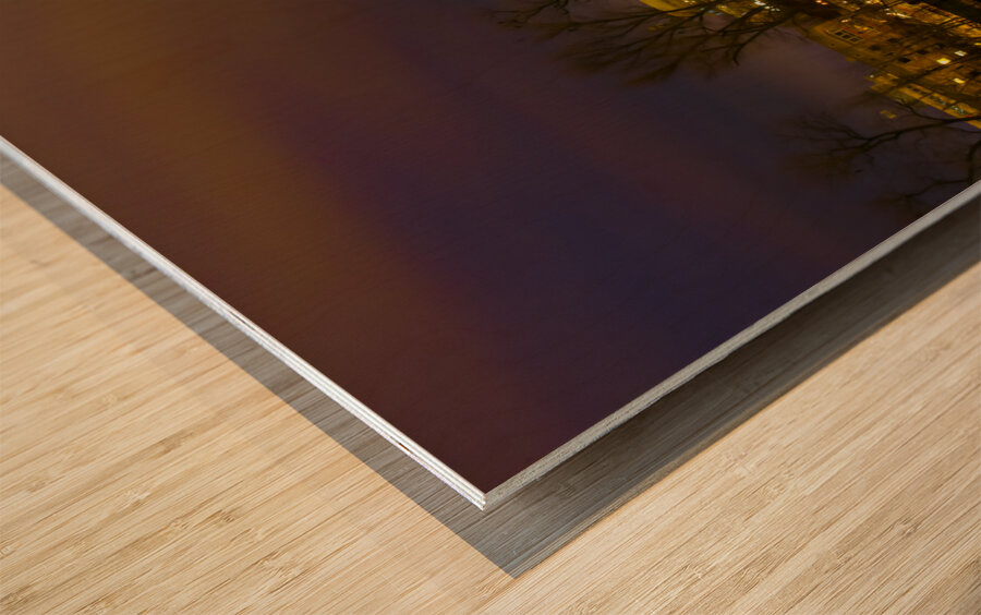 Old Frankfurt Germany Sachsenhausen Church Wood print