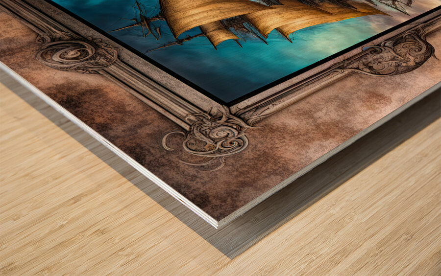 SHIP OF FANTASY 7 Wood print