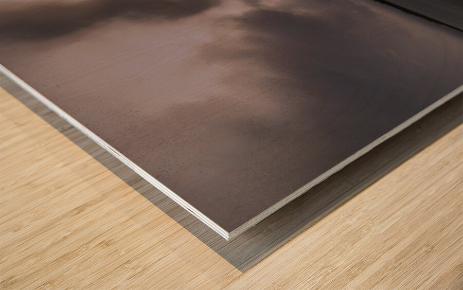 Sunsets in the Arctic Wood print