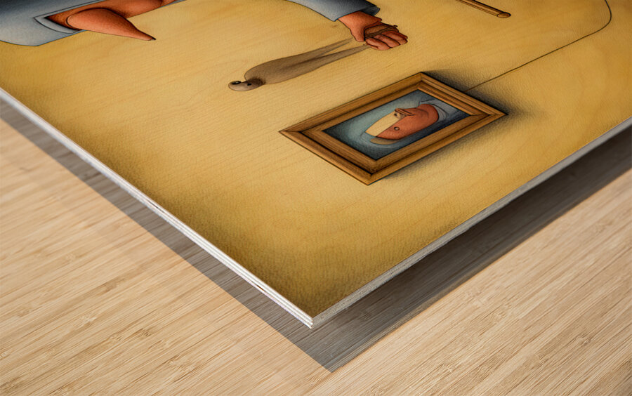 PHOTOSHOP Wood print