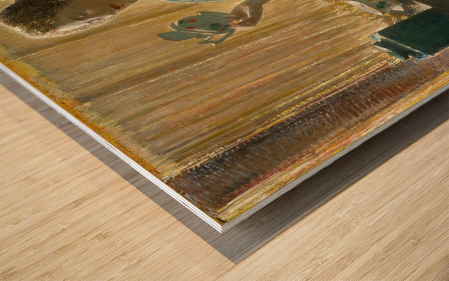 Strawberry Tea Set 1912  Wood print