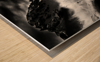 Dark Freeride Wood print