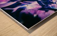 Purple Hydrangea Wood print