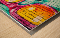 graffiti wall Wood print