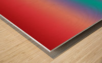 summer Ombre Wood print