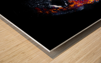 Fire and Ice Wood print