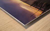 The end Wood print