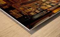 Retro bar Wood print