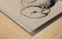 Parakeet bird Wood print