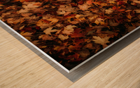 Feuilles mortes Wood print