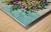 Impressionistic Flowers Burst Of Beauty Wood print