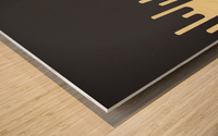 Vanilla Melting Tone Wood print