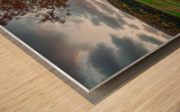 Serene Valley Wood print