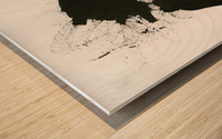Rock God Wood print
