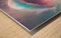 Pastel Explosion: A Freeze-Frame Masterpiece Wood print