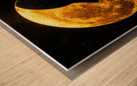 Lunar  Wood print