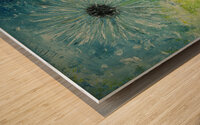Dandelion Abstract Wood print