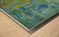 Blue Lake  Right Wood print