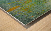 Blue Lake Left Wood print