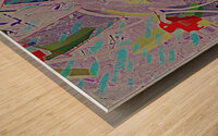 Emery Natatorium Wood print