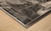 2016 Gray Ford Shelby Mustang GT350 X 8 Wood print