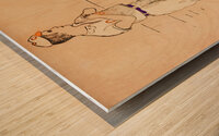 early 1900s clemson tigers baseball art  Wood print