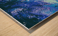 Fade Vibrant Wood print