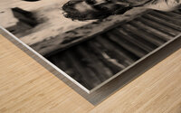 The Watchful Gaze Wood print