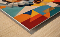 Geometric Wisdom - GIA2401-0230-ILU Wood print