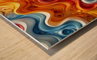 Abstract Serenity Wood print