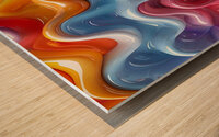 Luminous Abstract Wood print