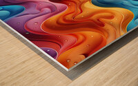 Abstract Wonder Wood print