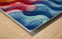 Aesthetic Abstract Wood print