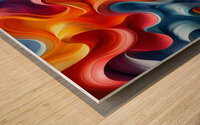 Abstract Universe Wood print