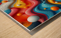 Abstract Realm Wood print