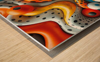 Abstract Formation Wood print