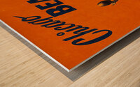 1944 chicago bears art  Wood print