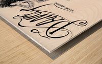 Just Dance With Me Wood print