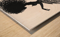 Dancin With Me - Dance Plus Wood print