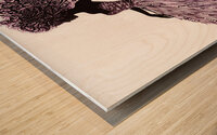 Purple Strut Wood print