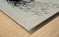 Dance Graphic Wood print