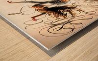 When I Dance Wood print