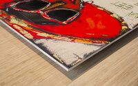 My Job Is Beach Wood print